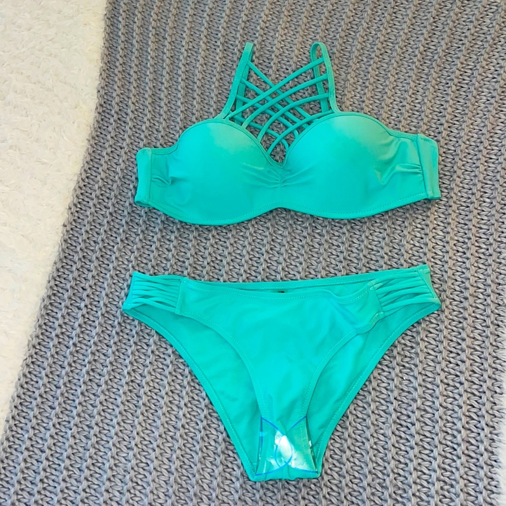 New Medium size bikini in Teal
